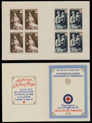 Frankreich Markenheftchen Nr MH 884-885 postfrisch X8714D6
