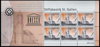 Schweiz BLOCK Kleinbogen 2000-2009 Nr 1849 postfrisch K X64C042