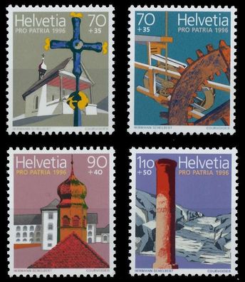 Schweiz PRO PATRIA Nr 1577-1580 postfrisch X6576D2