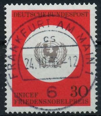 BRD BUND 1966 Nr 527 zentrisch gestempelt X6A3452