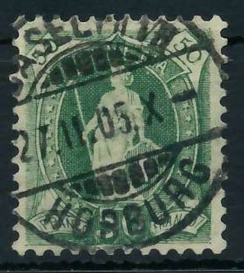 Schweiz Stehende Helvetia Nr 69D zentrisch gestempelt X6B63DA