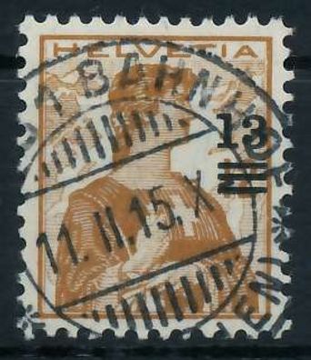 Schweiz 1915 Nr 125 zentrisch gestempelt X6C2C4E