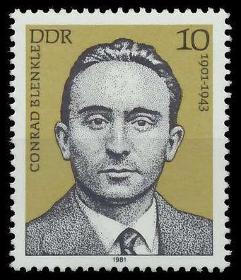 DDR 1981 Nr 2590 postfrisch SE30A2E