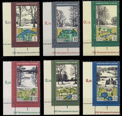 DDR 1981 Nr 2611-2616 postfrisch ECKE-ULI XAB9FFE
