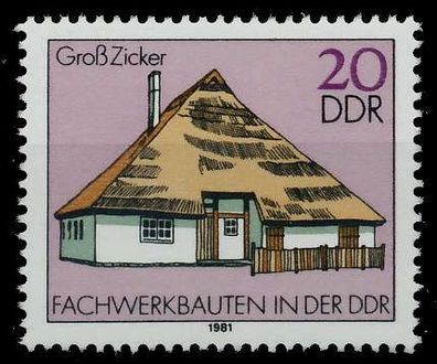 DDR 1981 Nr 2624 postfrisch SE363A2