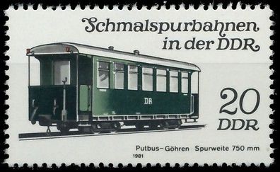 DDR 1981 Nr 2632 postfrisch SE3640E