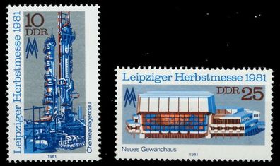 DDR 1981 Nr 2634-2635 postfrisch SE3646A