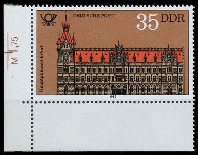 DDR 1982 Nr 2675 postfrisch ECKE-ULI XABA40E