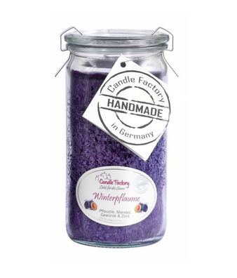 Mini-Jumbo Duftkerze im Weckglas, Winterpflaume, 307066 1 St