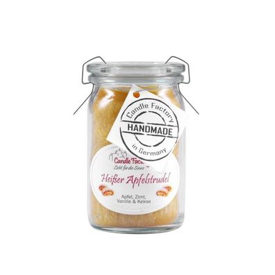 Candle Factory Baby-Jumbo Duftkerze im Weckglas, Heißer Apfelstrudel, 308-063 1 St