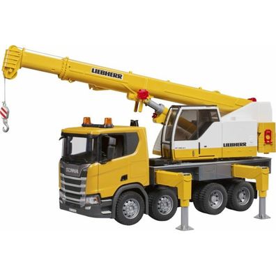 Spielzeugauto Scania Super 560R Liebherr Kran-LKW mit L+S Modul