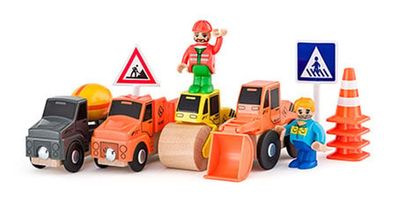 Baustellenfahrzeuge-Set - Zubehör