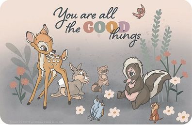 Disney Bambi Good Things Tischunterlage für Kinder - 43 x 28 cm, Kunststoff