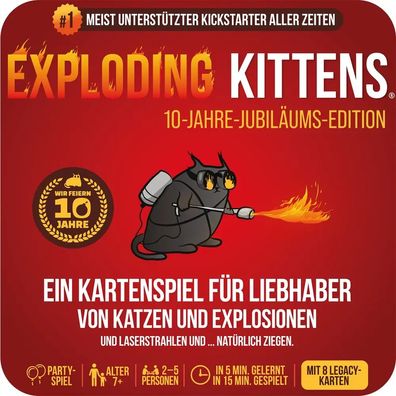 Exploding Kittens (10-Jahre-Jubiläums-Edition) (in Metalldose)