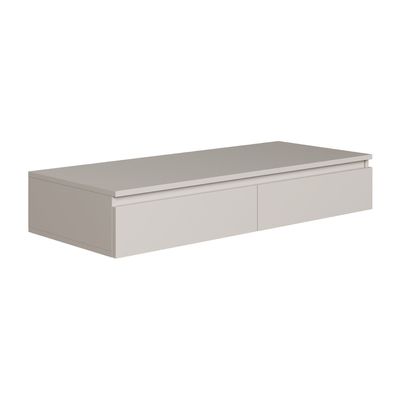 Selsey Bemmi - Hängeschreibtisch / Schminktisch, Greige, 120 cm