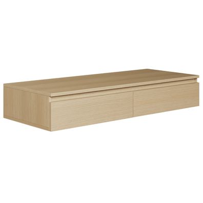 Selsey Bemmi - Hängeschreibtisch / Schminktisch, Eiche Lindberg, 120 cm