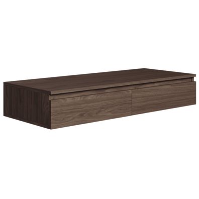 Selsey Bemmi - Hängeschreibtisch / Schminktisch, Nussbaum Wisconsin, 120 cm