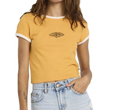 Billabong Women Shirt Otis Diamond golden yellow - Größe: S/8
