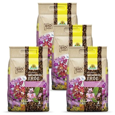 4 x Neudorff NeudoHum® OrchideenErde, 3 Liter