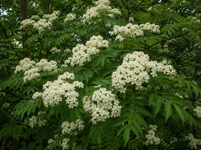 Sorbus aucuparia ssp. pohuashanensis, 100 Samen, Eberesche, Mehlbeere Vogelbeere