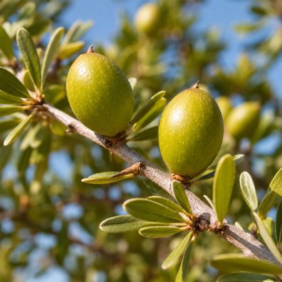 Argania spinosa, 3 Samen, Arganbaum, Arganie, Marokkanischer Ölbaum