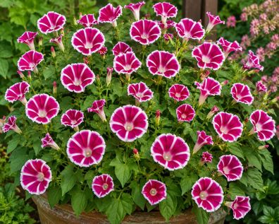 Ipomoea nil Rosita rot, Japanische Prunkwinde, Trichterwinde, 50 Samen
