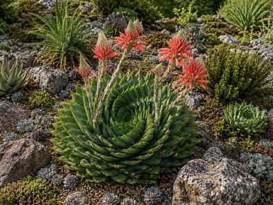 Aloe polyphylla, 5 Samen, Spiralaloe, SELTEN!
