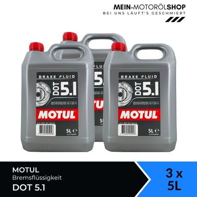 Motul DOT 5.1 Bremsflüssigkeit 3x5 Liter