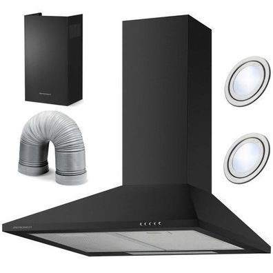 Berdsen BT-214 60 cm Kamin-Dunstabzugshaube schwarz