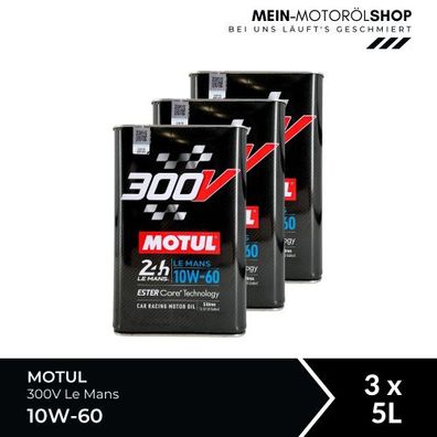 Motul 300V Le Mans 10W-60 3x5 Liter