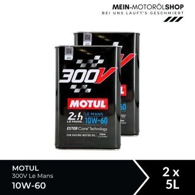 Motul 300V Le Mans 10W-60 2x5 Liter
