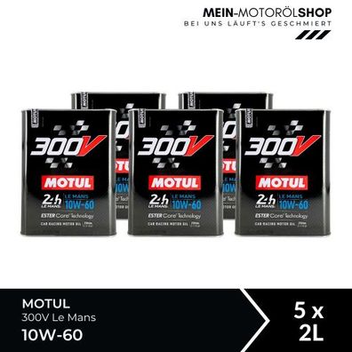 Motul 300V Le Mans 10W-60 5x2 Liter
