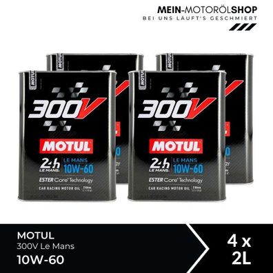 Motul 300V Le Mans 10W-60 4x2 Liter