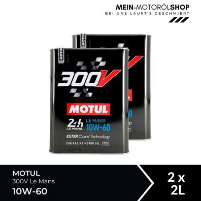 Motul 300V Le Mans 10W-60 2x2 Liter