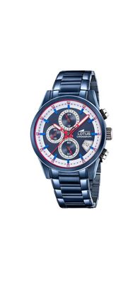 Lotus Herrenuhr Pulse Collection Blau Edelstahl 19086/1