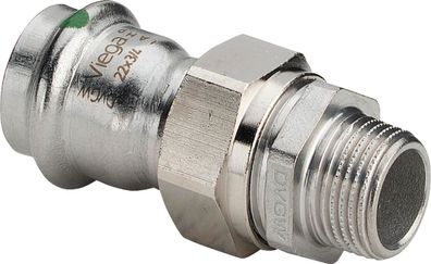 VIEGA Übergangsverschraubung AG Sanpress Inox Edelstahl 54mmx2"