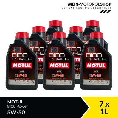 Motul 8100 Power 5W-50 7x1 Liter