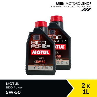 Motul 8100 Power 5W-50 2x1 Liter