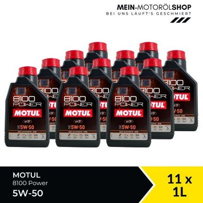 Motul 8100 Power 5W-50 11x1 Liter
