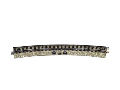 Märklin 5104 - gebogenes Gleis - Kontakt-Gleisstück 360 mm 30° - M-Gleis - 1:87