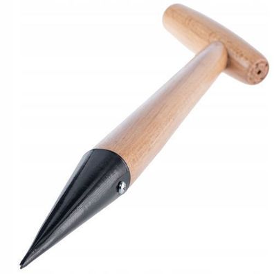KADAX Zwiebelpflanzer aus Metall, Blumenzwiebelpflanzer, Schwarz, 39 cm