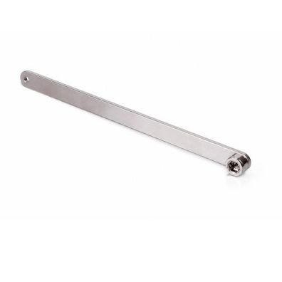 GEZE Hebel ohne Gleitstein ISM-Gleitschiene Bandgegenseite 375 mm silberfarbig