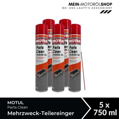 Motul Parts Clean Workshop Mehrzweck-Teilereinger 5x750 ML