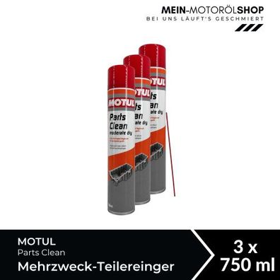 Motul Parts Clean Workshop Mehrzweck-Teilereinger 3x750 ML