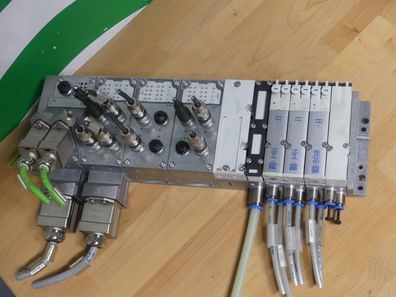 FESTO CPX-M-GE-EV-S-PP-5POL+MPA2-FB+3x CPX-M-GE Ventilinsel s. Bilder