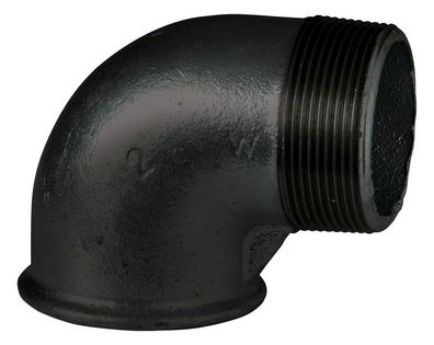 Temperguss Winkel Nr. 92 schwarz, 90 Grad, I/A 11/4"