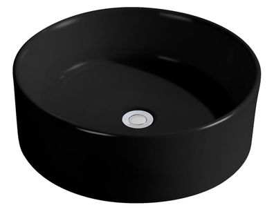 Beitz & Walz AqvaCeramica Aufsatzbecken rund 460 mm mattschwarz