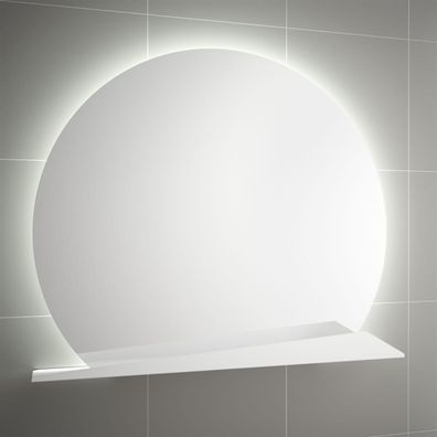 Sunrise Spiegel 1000 Rounder Wandspiegel mit LED-leuchte