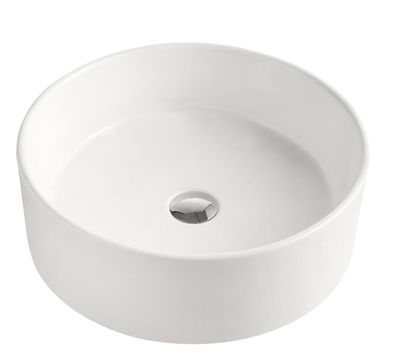 Beitz & Walz AqvaCeramica Aufsatzwaschtisch rund 460 mm weiß