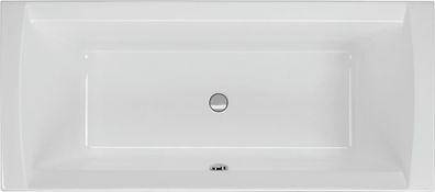 Schröder Rechteckwanne Crown 180x80x45 cm weiß